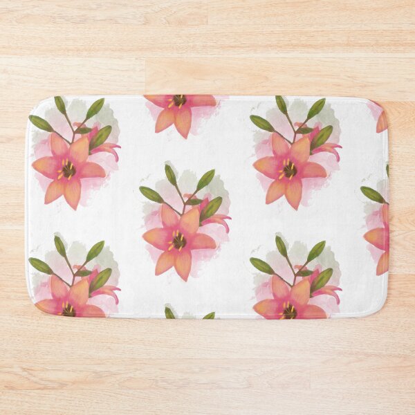 Item preview, watercolor orange lily botanical art designed and sold by introvertarts.