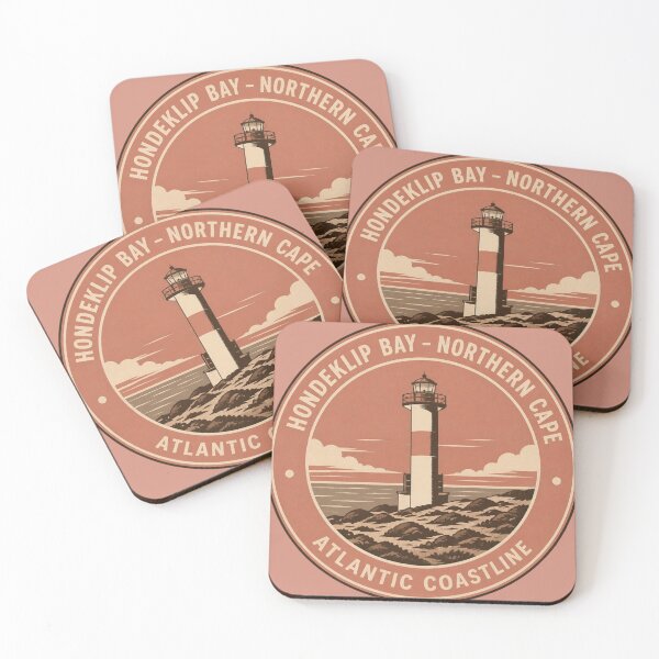 Item preview, Hondeklip Bay Atlantic Coastline Round Badge – Northern Cape South Africa designed and sold by The Digital Compass.