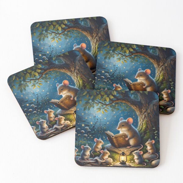 Item preview, Story Time for the Little Mice in the Woodlands designed and sold by TinCatOutPost.
