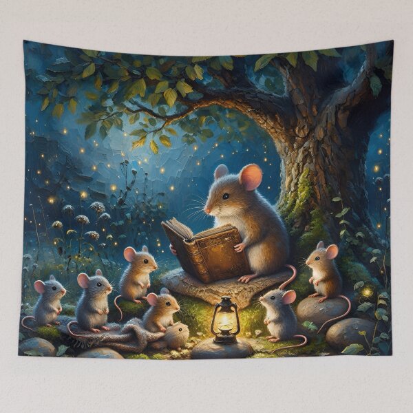 Item preview, Story Time for the Little Mice in the Woodlands designed and sold by TinCatOutPost.