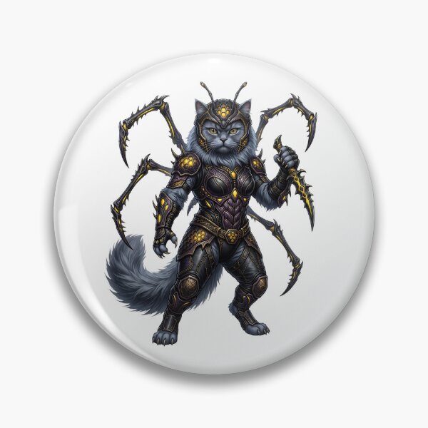 Artikelvorschau, Armored Cat Warrior – Futuristic Insectoid Cat entworfen und verkauft von TOOBIC.