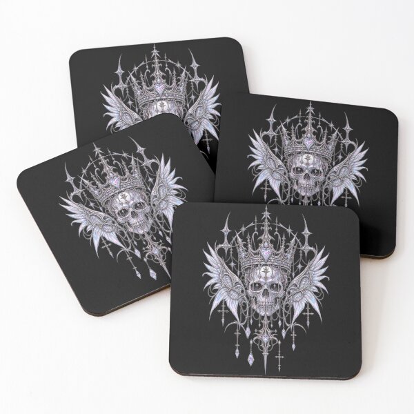 Item preview, Skull crown edgy chromatic cyber design designed and sold by julie1101.