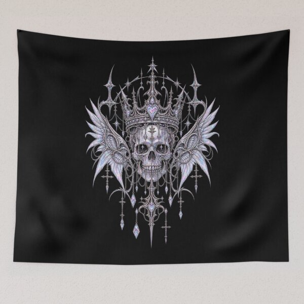 Item preview, Skull crown edgy chromatic cyber design designed and sold by julie1101.