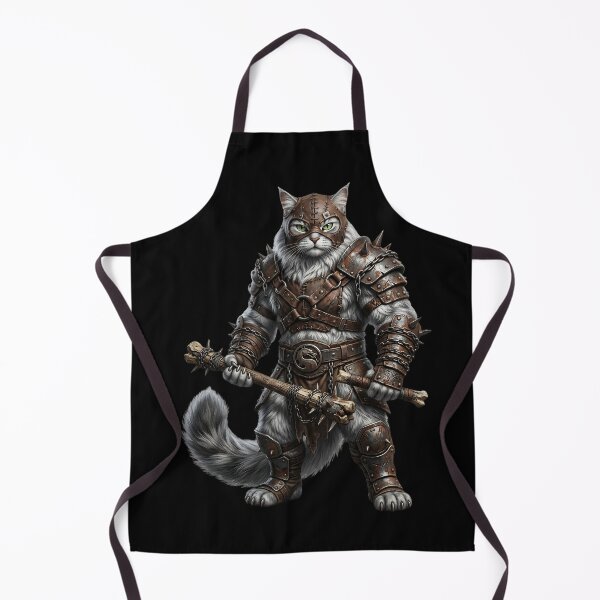Item preview, Barbarian Cat Warrior – Armored Berserker designed and sold by TOOBIC.