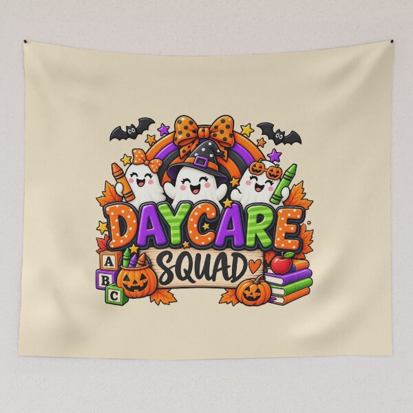 Item preview, USA Daycare Squad Halloween Gift Cute Ghost Classroom Style designed and sold by Corvoria.