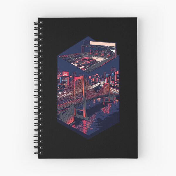 Item preview, JDM GT-R Tokyo Rainbow Bridge Toll Booth Midnight Runner Wangan Aesthetic designed and sold by mood-draftsman.