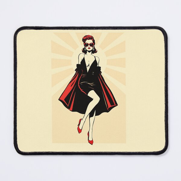 Item preview, retro diva lady designed and sold by GennyBunny.