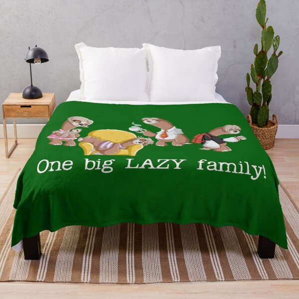 Item preview, One Big LAZY Family! (on Dk. Green) designed and sold by PawsitiveMum3.