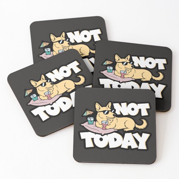 Item preview, Dog on the beach - Not today designed and sold by awesome-loob.