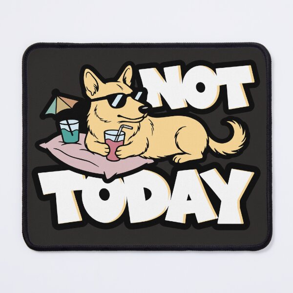 Item preview, Dog on the beach - Not today designed and sold by awesome-loob.