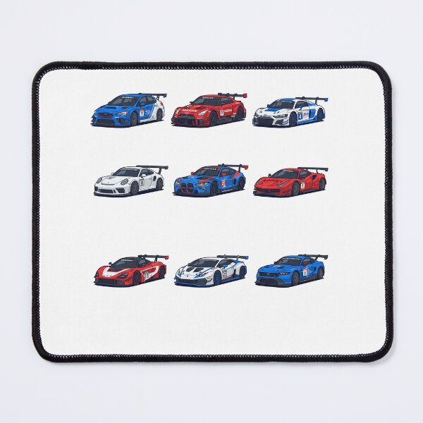 Item preview, GT3 Supercar Race Grid Endurance Motorsport Track Day Sticker Pack designed and sold by mood-draftsman.