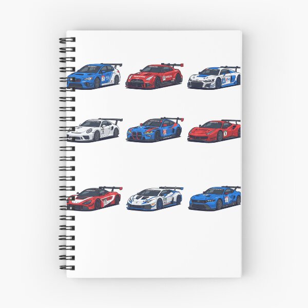Item preview, GT3 Supercar Race Grid Endurance Motorsport Track Day Sticker Pack designed and sold by mood-draftsman.