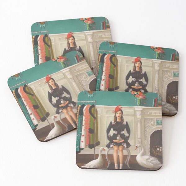 Item preview, Janet Hill – Vintage Whimsical Woman in an Enchanted Garden designed and sold by graydaysr.