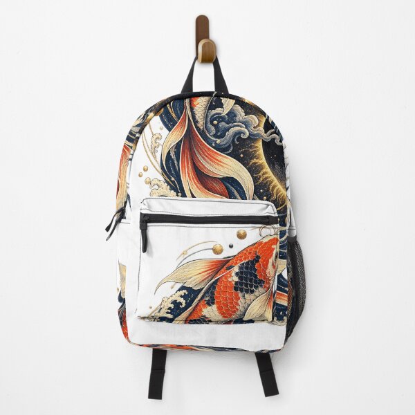 Item preview, Cosmic Koi Eclipse - Japanese Celestial Fish Art designed and sold by Amnesia-Proto.