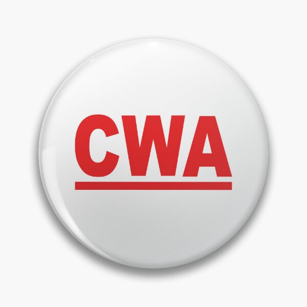 Item preview, CWA Red Typography Logo Design designed and sold by Hiro Hiro.