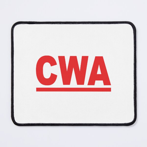 Item preview, CWA Red Typography Logo Design designed and sold by Hiro Hiro.