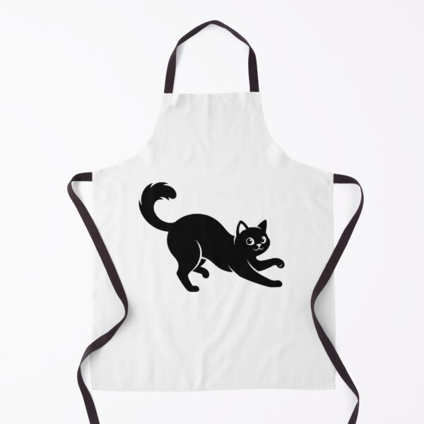 Item preview, Stretching Black Cat – Cute Kitten Art designed and sold by PrintforDesign.