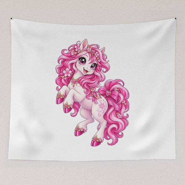 Item preview, Pink Kawaii Horse designed and sold by Oddity Anvil.