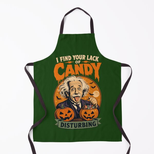 Item preview, I find your lack of candy disturbing - Einstein - Halloween for physicist  designed and sold by ParadoxParadox.