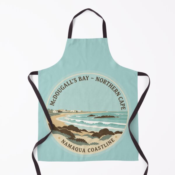 Item preview, McDougall’s Bay Namaqua Coastline Round Badge – Northern Cape South Africa designed and sold by The Digital Compass.