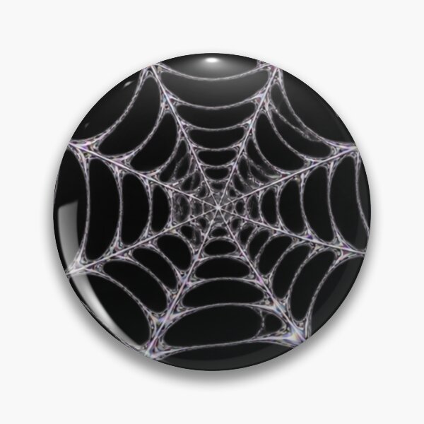 Item preview, Edgy chrome spiderweb design with a futuristic cyber-goth aesthetic designed and sold by julie1101.