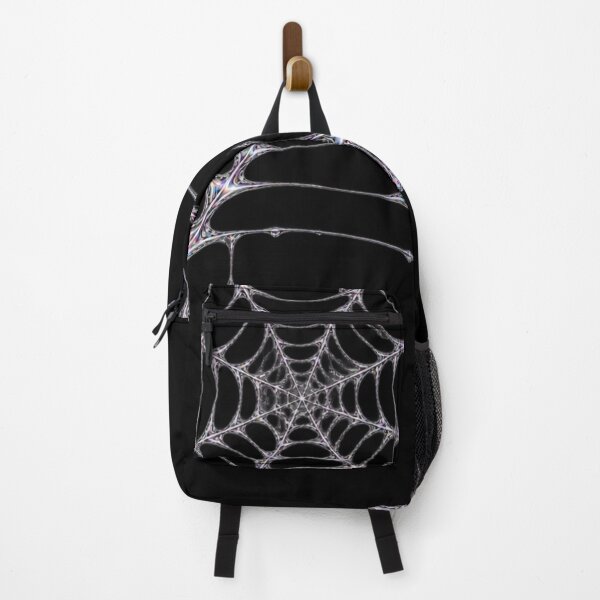 Item preview, Edgy chrome spiderweb design with a futuristic cyber-goth aesthetic designed and sold by julie1101.