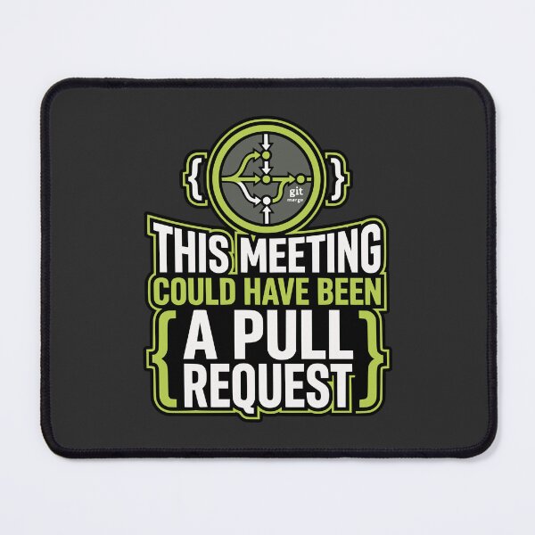 Aperçu de l'œuvre Cadeau de réunion amusant pour les développeurs Git Pull Request créée et vendue par Ixnor.