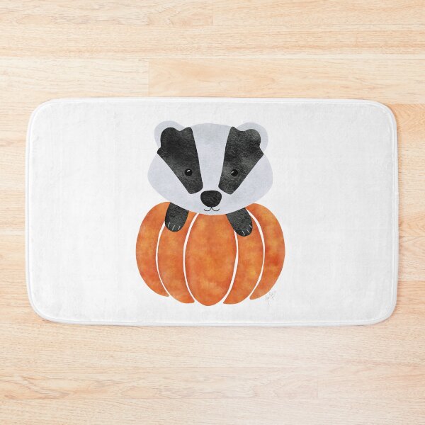Item preview, Pumpkin badger designed and sold by Ana Gorozpe.