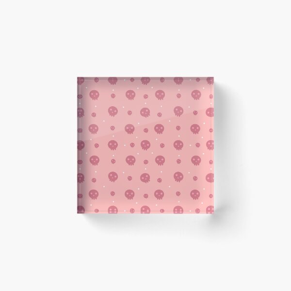 Item preview, Cute Pink Kawaii Skull Seamless Pattern for Halloween designed and sold by MathuraPresent.
