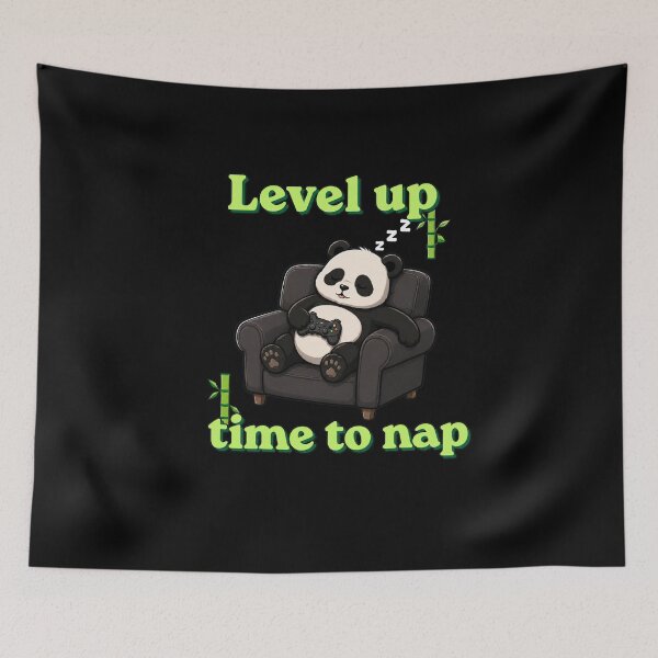 Item preview, Level up, time to nap designed and sold by Konvero.