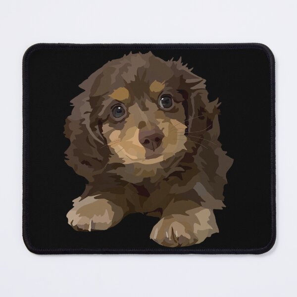 Item preview, Brown Lying Down Dachshund Puppy Dog designed and sold by Just-Arts-4U.