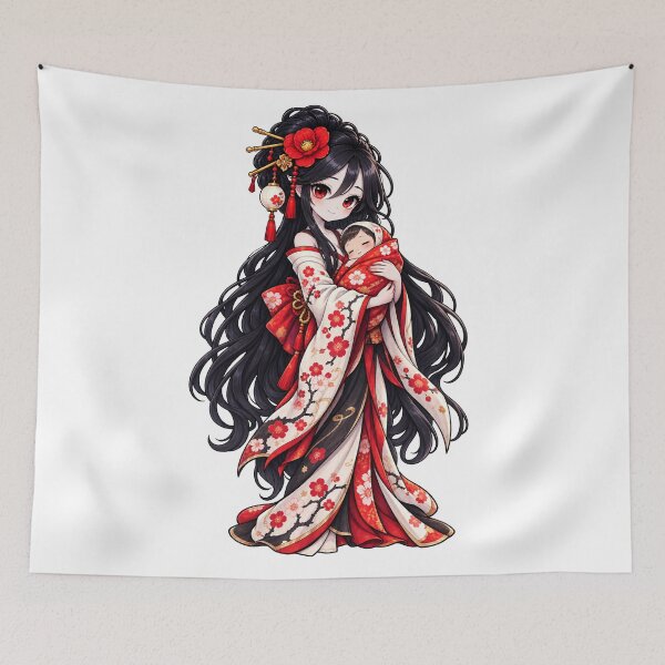 Item preview, Ubume Japanese Yokai designed and sold by Oddity Anvil.