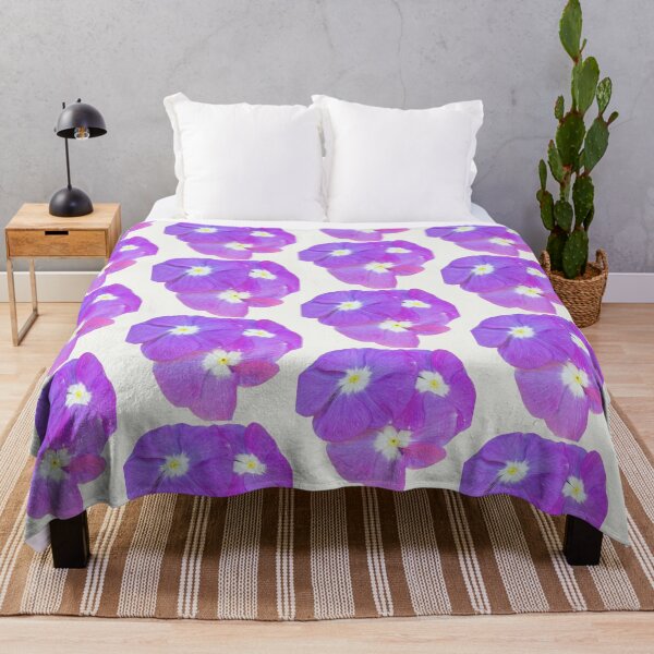 Item preview, Purple Periwinkle Flower Trio Transparent Sticker Graphic designed and sold by BalkanBloom.