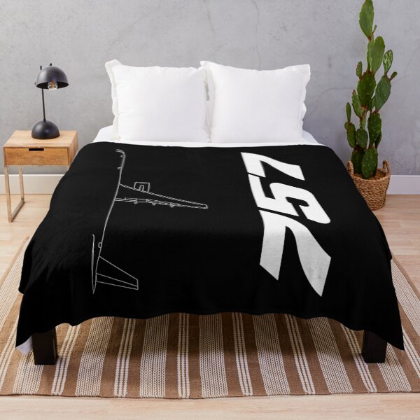 Item preview, 757 Commercial Jetliner Technical Blueprint (White Edition) designed and sold by Magazine Combate.