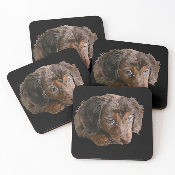 Item preview, Brown Dachshund Puppy Dog designed and sold by Just-Arts-4U.