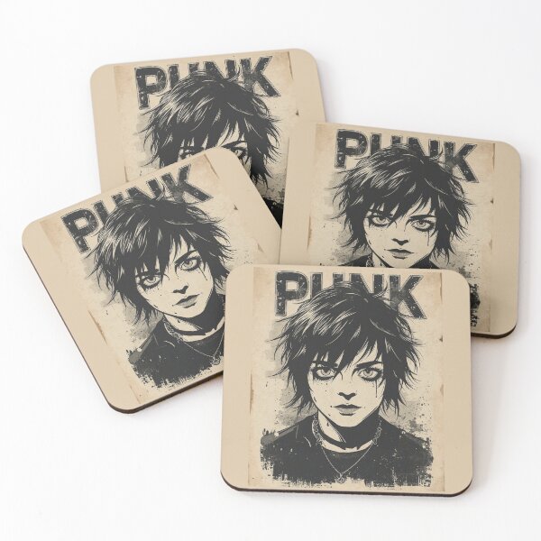 Item preview, Vintage Punk Rock Girl - Dark Alternative Goth Streetwear designed and sold by ERODED SELF.
