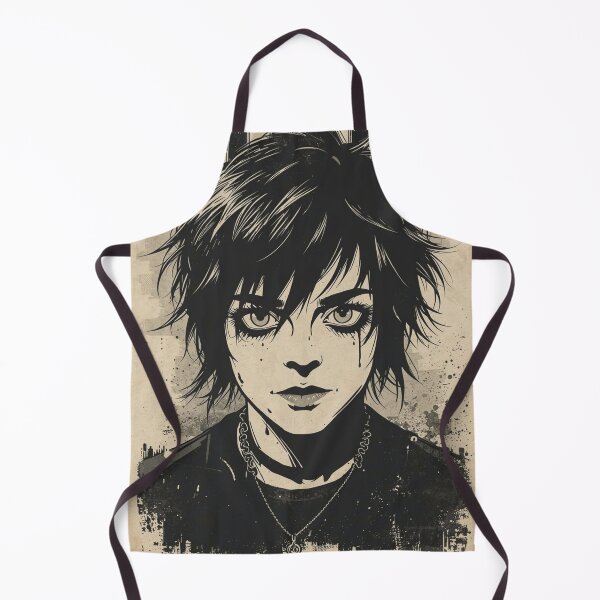 Item preview, Vintage Punk Rock Girl - Dark Alternative Goth Streetwear designed and sold by ERODED SELF.