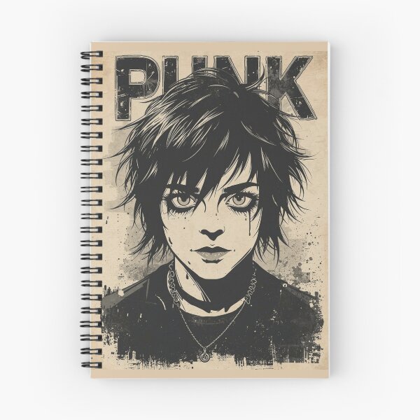 Item preview, Vintage Punk Rock Girl - Dark Alternative Goth Streetwear designed and sold by ERODED SELF.