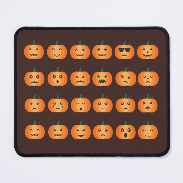 Item preview, Halloween Pumpkins Emotions Grid designed and sold by OlhaTironArt.