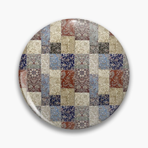 Item preview, Vintage Persian Patchwork: Artisanal Islamic Rug Mosaic Pattern designed and sold by D-Islamic.