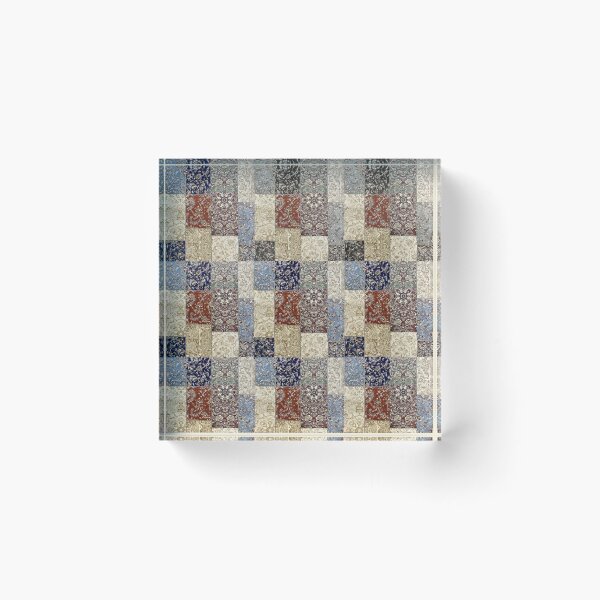 Item preview, Vintage Persian Patchwork: Artisanal Islamic Rug Mosaic Pattern designed and sold by D-Islamic.