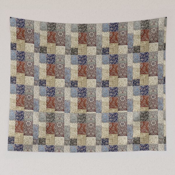 Item preview, Vintage Persian Patchwork: Artisanal Islamic Rug Mosaic Pattern designed and sold by D-Islamic.