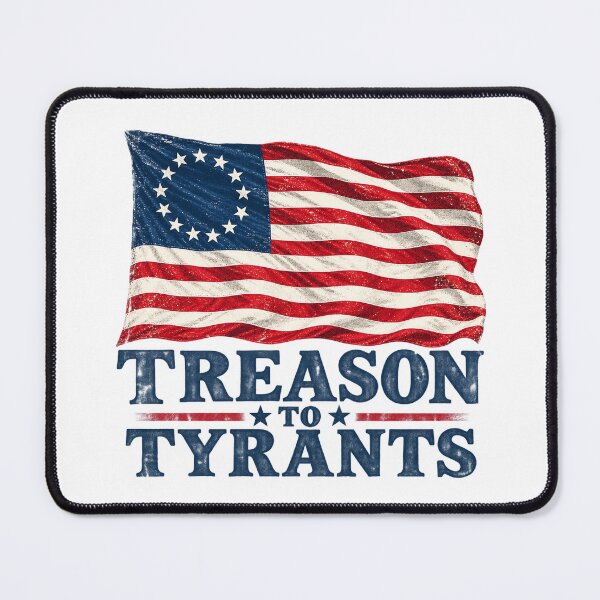 Item preview, Treason to Tyrants Colonial Flag designed and sold by MadcapPrints.