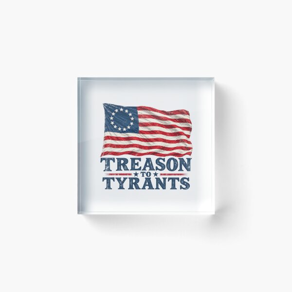 Item preview, Treason to Tyrants Colonial Flag designed and sold by MadcapPrints.