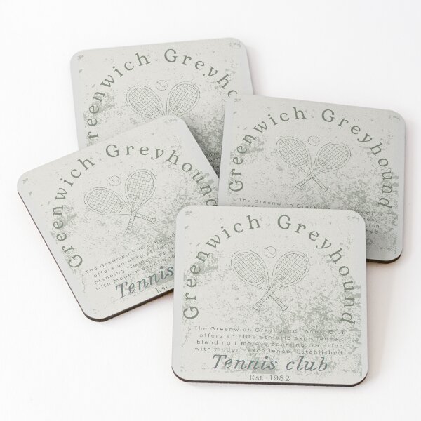 Item preview, Greenwich Greyhound Tennis Club Vintage aesthetic  designed and sold by Daily Mood Studio.