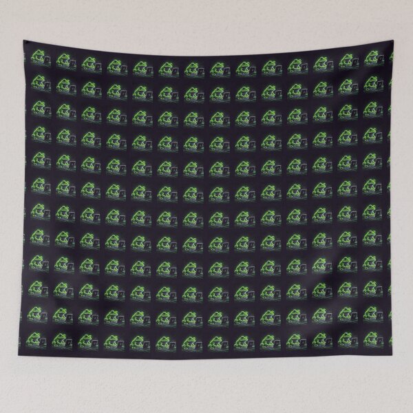 Item preview, Neon Frog Rabbit‑Hole Researcher Design designed and sold by amusefullife.