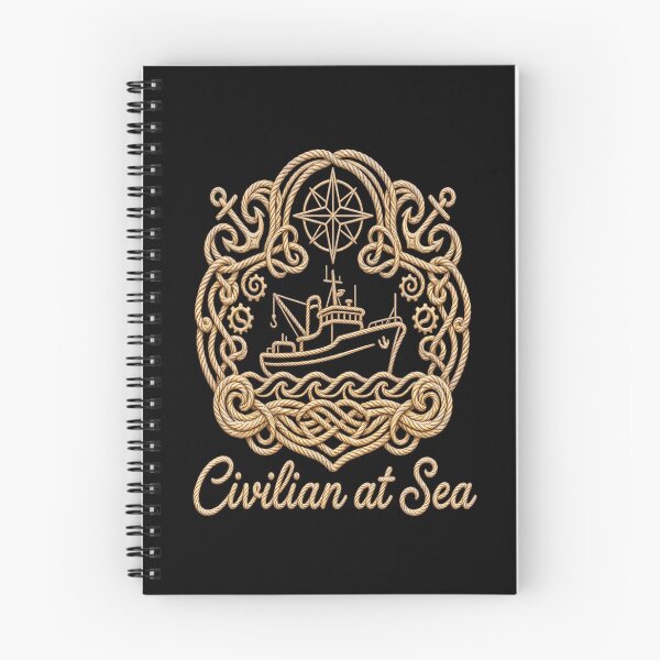 Item preview, Intricate Nautical Design Boat Crest Saltwater Line PNG Transparent designed and sold by Rocky Mountain Artistry.