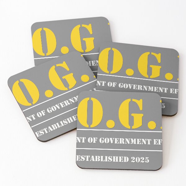 Item preview, D.O.G.E. Department of Government Efficiency designed and sold by Art Beyond The Brush.