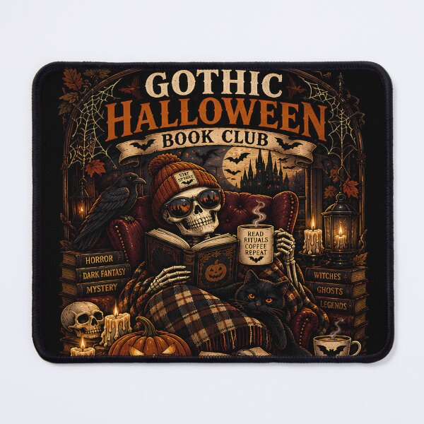 Item preview, Gothic Halloween Book Club | Spooky Dark Academia Reading Design designed and sold by Jankes88.