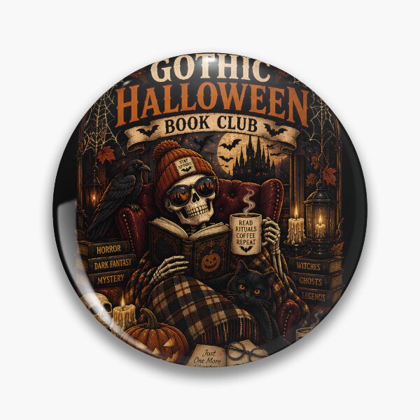 Item preview, Gothic Halloween Book Club | Spooky Dark Academia Reading Design designed and sold by Jankes88.